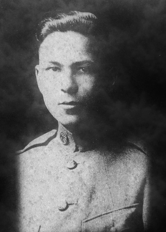 Marker detail: Frank Woodruff Buckles. Click for full size. Marker detail: Frank Woodruff Buckles image. Click for full size.