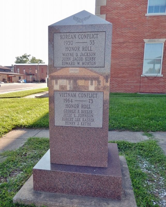 Schuyler County War Memorial (<i>east side</i>) image. Click for full size.