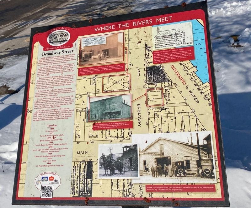 Broadway Street Marker. Click for full size. Broadway Street Marker image. Click for full size.