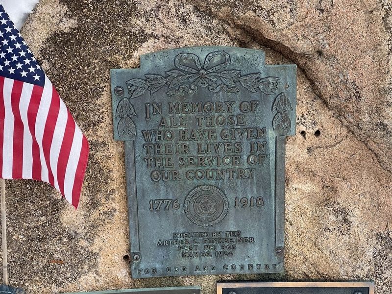 American Legion Post 305 Veterans Memorial, a War Memorial