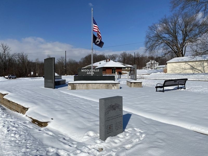 Middleville Area POW MIA Killed in Action Memorial. Click for full size. Middleville Area POW MIA Killed in Action Memorial image. Click for full size.
