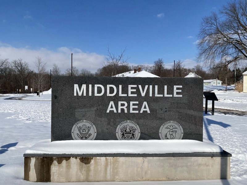 Middleville Area POW MIA Killed in Action Memorial. Click for full size. Middleville Area POW MIA Killed in Action Memorial image. Click for full size.