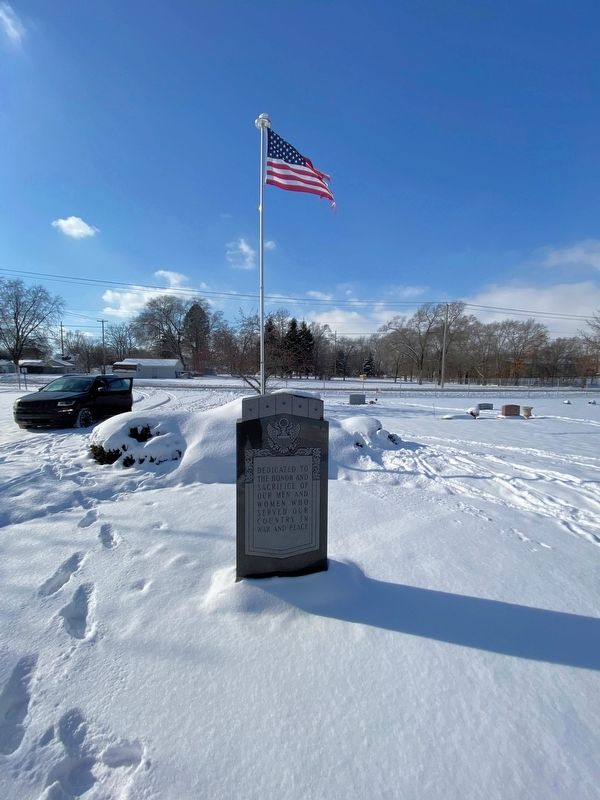 Mount Hope Cemetery Veterans Memorial. Click for full size. Mount Hope Cemetery Veterans Memorial image. Click for full size.
