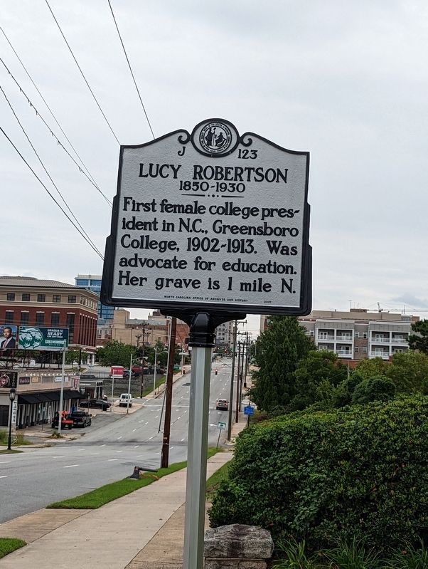 Lucy Robertson Marker image. Click for full size.