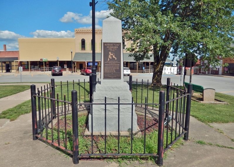 Robert "Cal" Hubbard Marker. Click for full size. Robert "Cal" Hubbard Marker image. Click for full size.