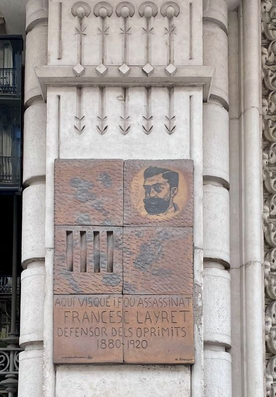 Francesc Layret Marker image. Click for full size.