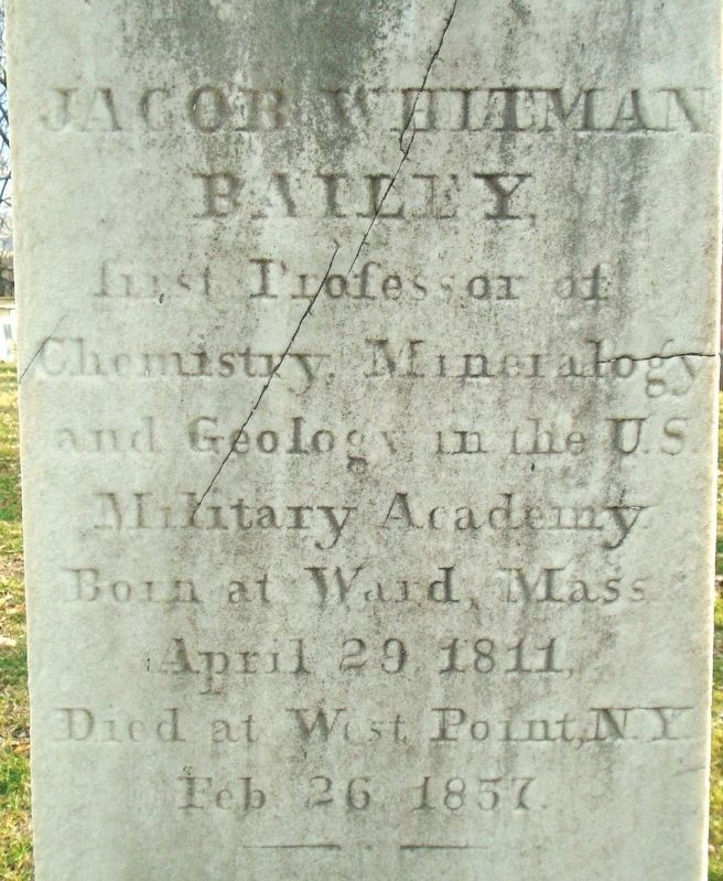 Jacob Whitman Bailey Marker image. Click for full size.