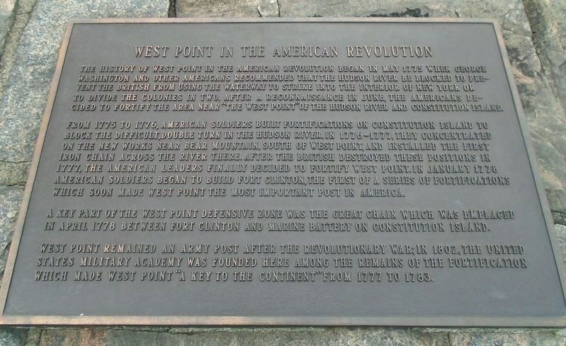 West Point in the American Revolution Marker image. Click for full size.