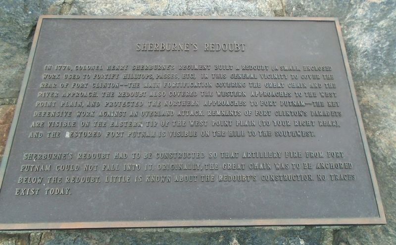 Sherburne�s Redoubt Marker image. Click for full size.