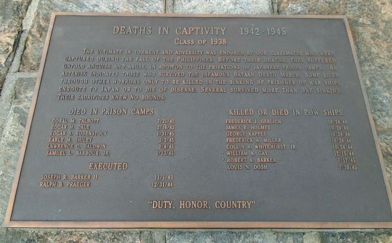 Deaths in Captivity Marker. Click for full size. Deaths in Captivity Marker image. Click for full size.