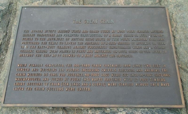 The Great Chain Marker image. Click for full size.