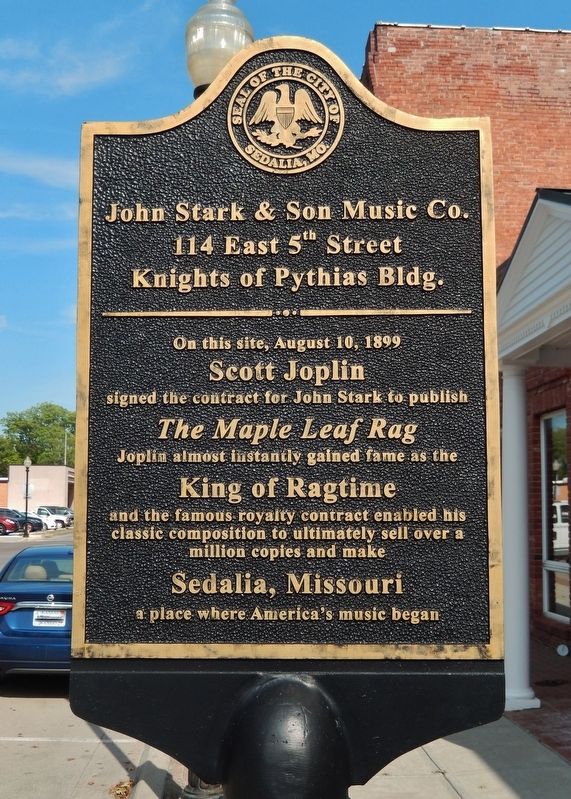John Stark & Son Music Co. Marker image. Click for full size.