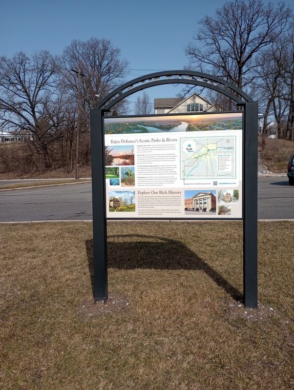 Buckeye Trail Marker. Click for full size. Buckeye Trail Marker image. Click for full size.