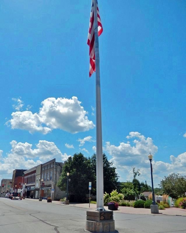 Five Points Flagpole & Marker image. Click for full size.