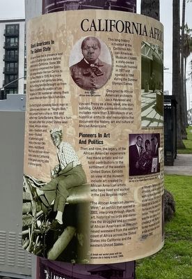 California African American Museum Marker image. Click for full size.
