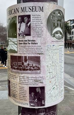 California African American Museum Marker. Click for full size. California African American Museum Marker image. Click for full size.