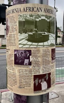 California African American Museum Marker. Click for full size. California African American Museum Marker image. Click for full size.