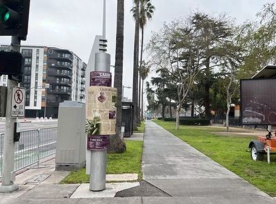 California African American Museum Marker. Click for full size. California African American Museum Marker image. Click for full size.