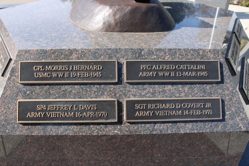 Pleasanton Veterans Memorial. Click for full size. Pleasanton Veterans Memorial image. Click for full size.