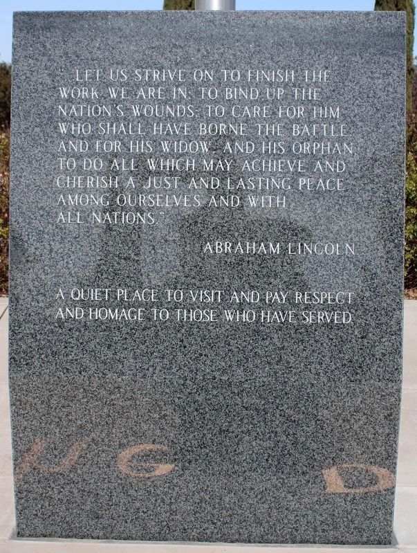 Pleasanton Veterans Memorial. Click for full size. Pleasanton Veterans Memorial image. Click for full size.