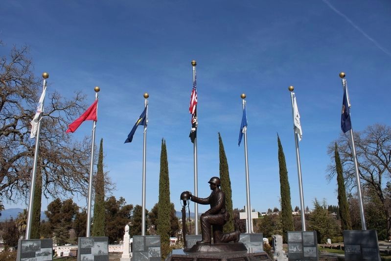 Pleasanton Veterans Memorial. Click for full size. Pleasanton Veterans Memorial image. Click for full size.