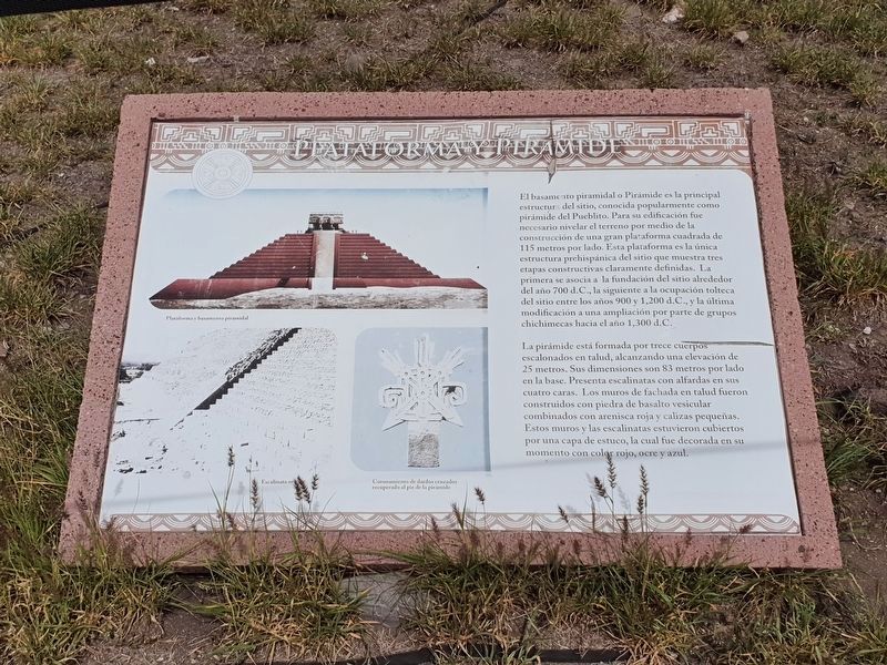 Platform and Pyramid Marker. Click for full size. Platform and Pyramid Marker image. Click for full size.