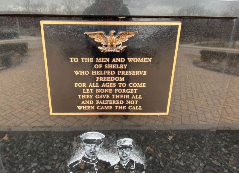 Shelby Township Veterans Memorial Marker image. Click for full size.