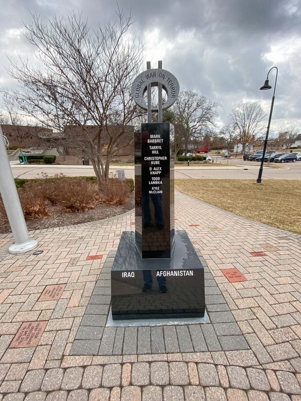 Shelby Township War on Terror Memorial Marker. Click for full size. Shelby Township War on Terror Memorial Marker image. Click for full size.