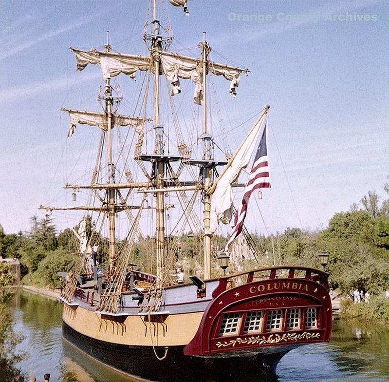 Replica of the Columbia at Disneyland. Click for full size. Replica of the Columbia at Disneyland image. Click for full size.