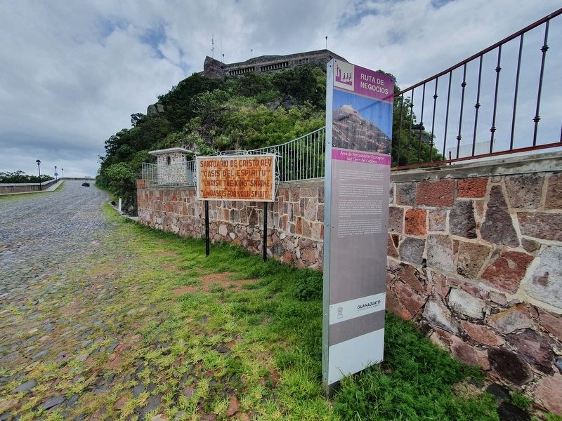 Ecological Restoration Area Cerro del Cubilete Marker image. Click for full size.