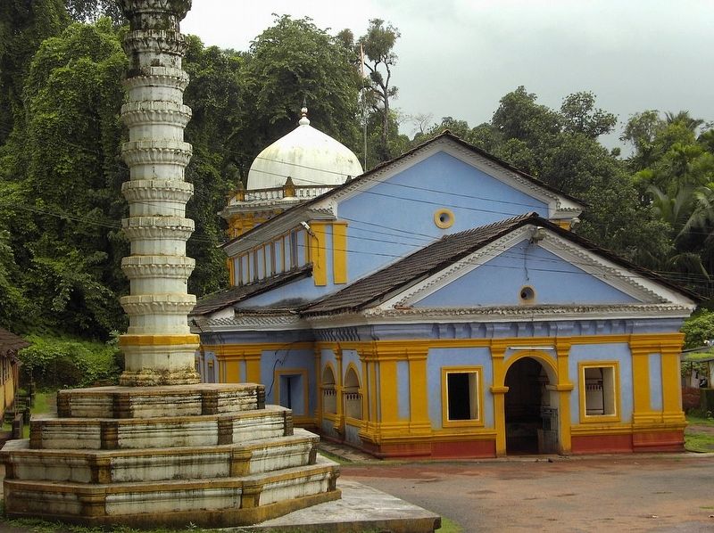 Rebuilt Temple of Saptakoteshwar in Narve image. Click for full size.