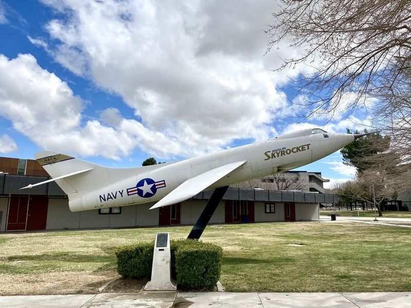 D-558 Skyrocket and Marker. Click for full size. D-558 Skyrocket and Marker image. Click for full size.