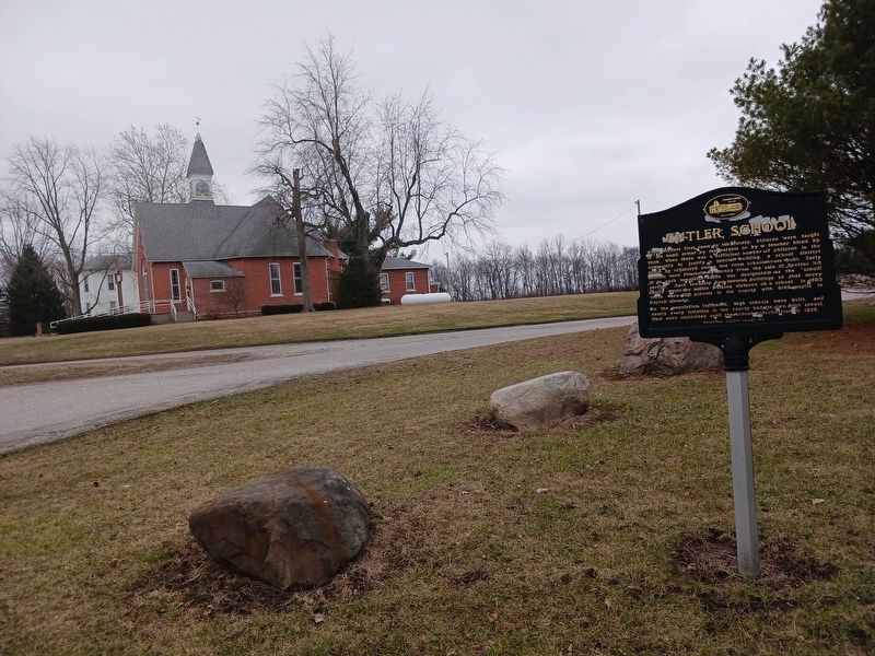 Cutler School Marker image. Click for full size.