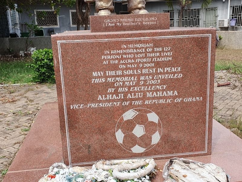 Accra Stadium Disaster Marker image. Click for full size.