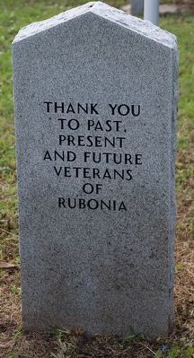 Veterans of Rubonia Marker image. Click for full size.