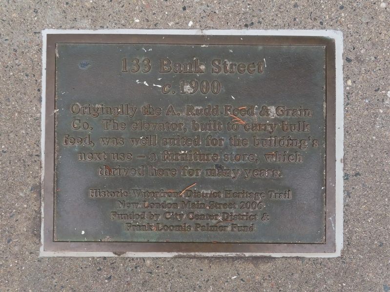 133 Bank Street Marker image. Click for full size.