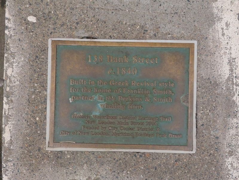 138 Bank Street Marker. Click for full size. 138 Bank Street Marker image. Click for full size.