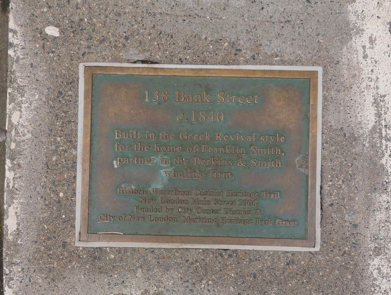 138 Bank Street Marker image. Click for full size.