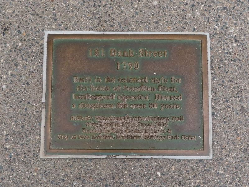 181 Bank Street Marker. Click for full size. 181 Bank Street Marker image. Click for full size.