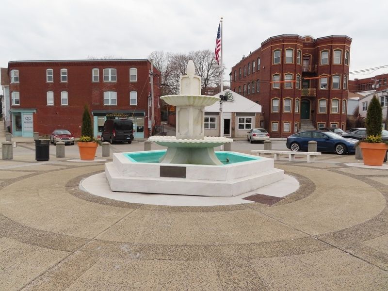 Italian American Fountain Marker. Click for full size. Italian American Fountain Marker image. Click for full size.