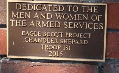 Veterans Memorial Marker. Click for full size. Veterans Memorial Marker image. Click for full size.