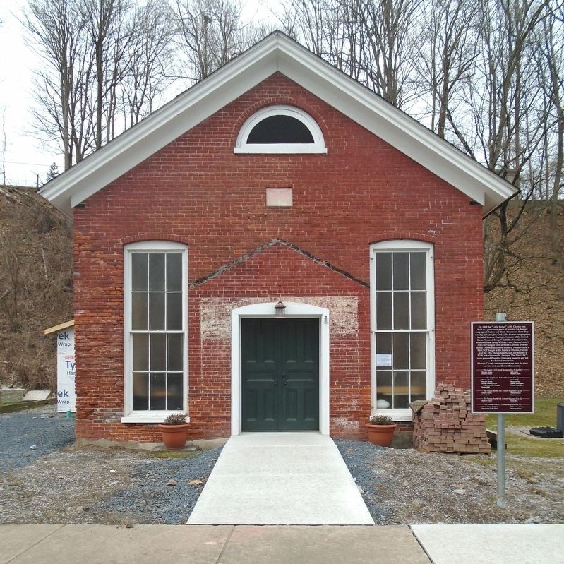 "Little Bethel" AME Church and Marker image. Click for full size.