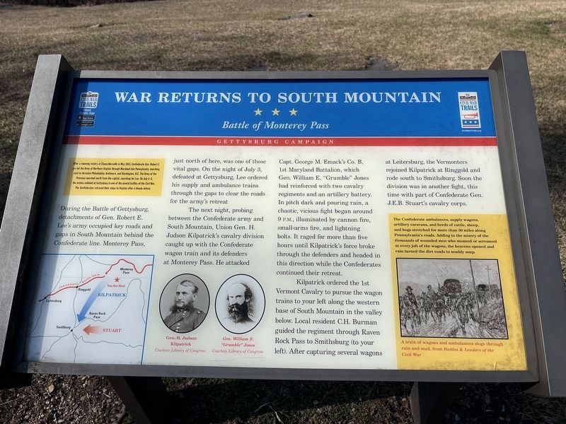 War Returns to South Mountain Marker. Click for full size. War Returns to South Mountain Marker image. Click for full size.