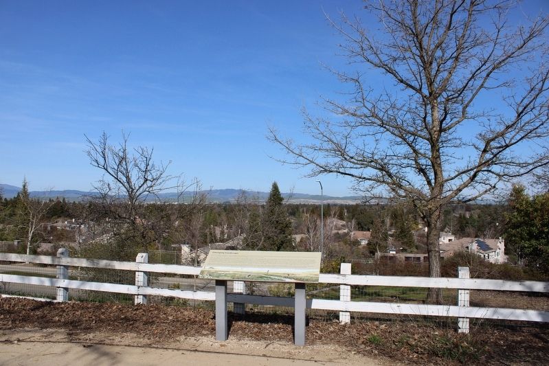 Marker and Partial View of Valley Below. Click for full size. Marker and Partial View of Valley Below image. Click for full size.