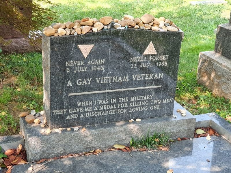 Leonard Matlovich Gravesite. Click for full size. Leonard Matlovich Gravesite image. Click for full size.