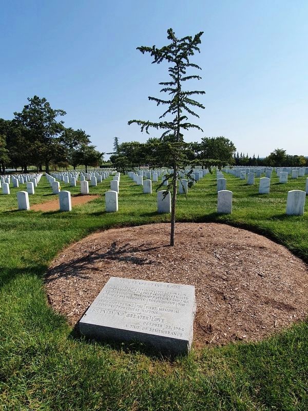 Beirut Barracks Victims Memorial. Click for full size. Beirut Barracks Victims Memorial image. Click for full size.