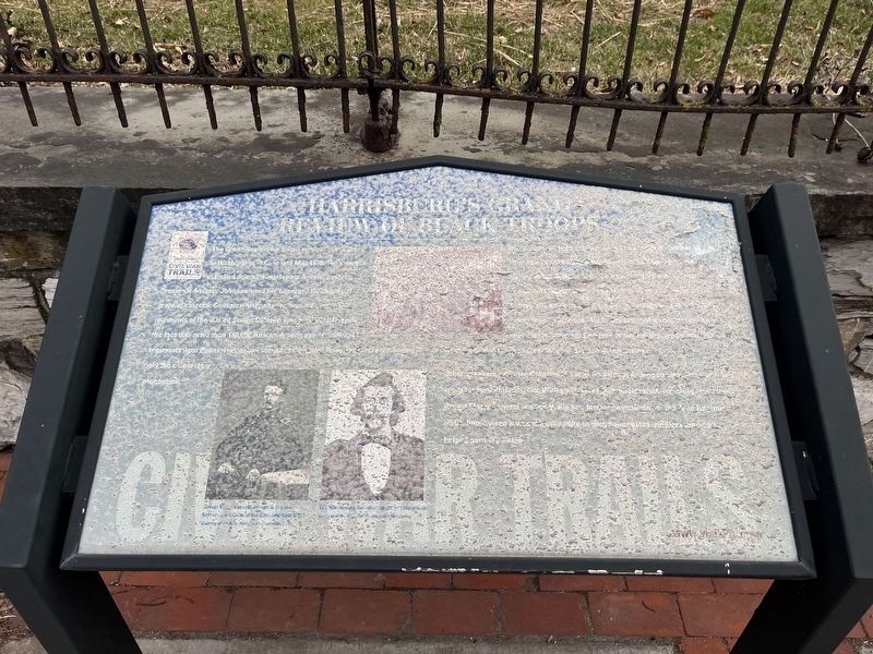 Harrisburg's Grand Review of Black Troops Marker. Click for full size. Harrisburg's Grand Review of Black Troops Marker image. Click for full size.