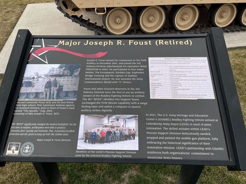 Major Joseph R. Foust (Retired) Marker image. Click for full size.