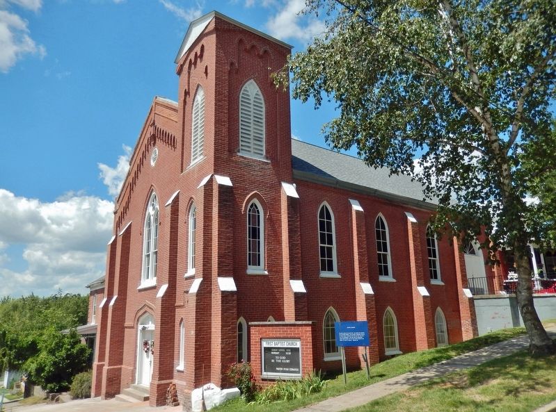 Baptist Church (<i>southeast elevation</i>) image. Click for full size.
