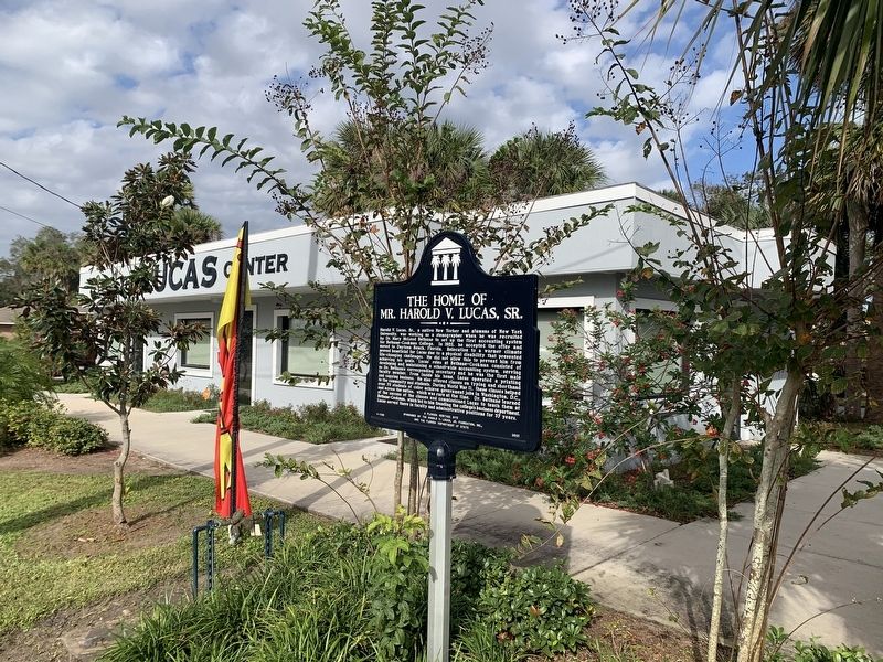 The Home of Mr. Harold V. Lucas, Sr. Marker image. Click for full size.